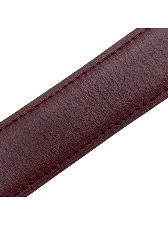 Cartier Must Line Belt Logo Buckle Leather Bordeaux Gold Business Classic main image 7